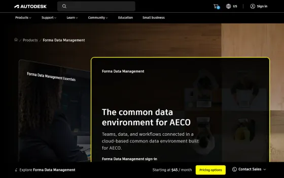 Startpagina van Autodesk Docs (autodesk.com), vastgelegd op 21 oktober 2026