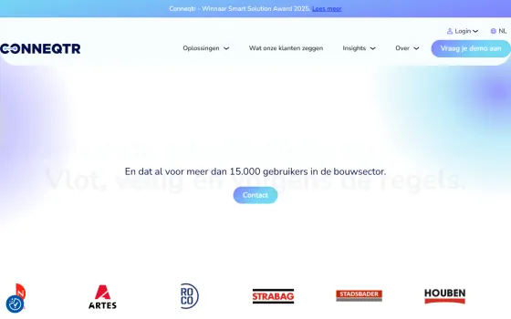 Startpagina van Zen (conneqtr.com), vastgelegd op 21 oktober 2026
