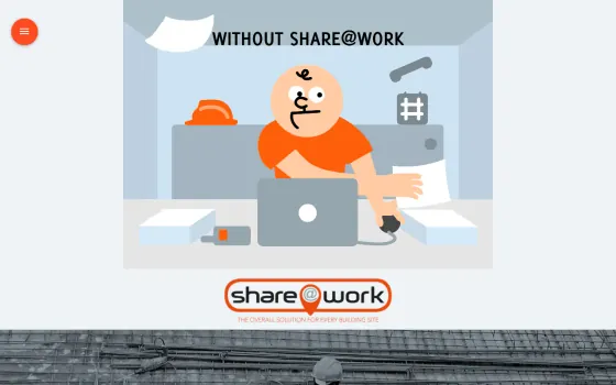 Startpagina van Share@Work (shareatwork.be), vastgelegd op 21 oktober 2026