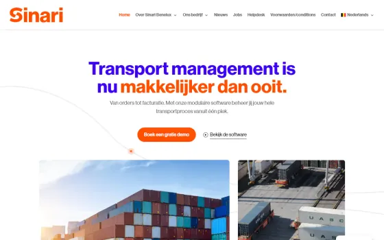 Startpagina van TAS (tas-tms.com), vastgelegd op 21 oktober 2026
